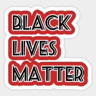 Black Lives Matter (blm) T-shirt Sticker